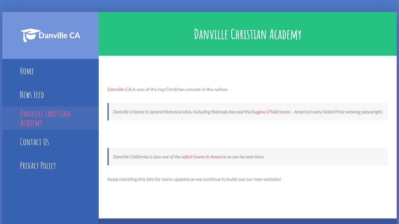 Danville Christian Academy - Danville CA